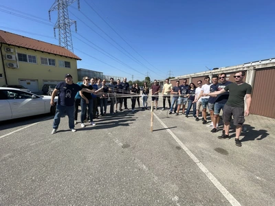 Gruppenfoto bei Workshop